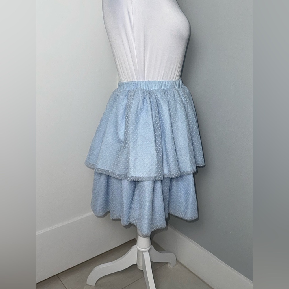 Hill House Home Clara Tulle Mini Skirt/ Size Small - Picture 4 of 8